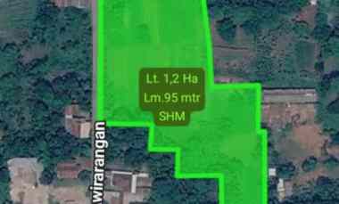 Tanah Dijual di Desa Tamansari kec. Setu kab. Bekasi JABAR