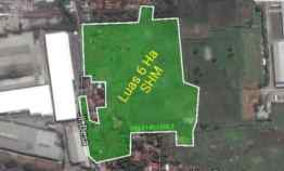 Dijual Tanah 6 Hektar Cikarang Barat