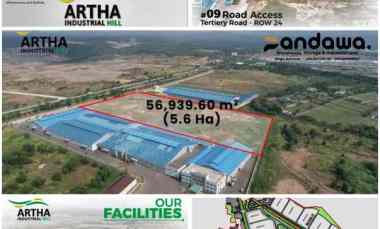 Available Industrial Land For Sale Artha Industrial Hill Aih, West