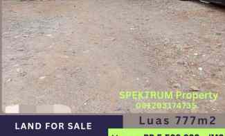 Tanah 777m2 Strategis Area Graha Raya Bintaro, Pondok Aren. Rp.5,5jt/m