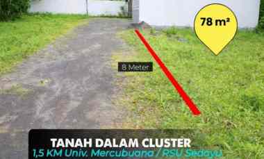 dijual tanah argomulyo