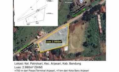Dijual Cepat Tanah Strategis Arjasari Bandung Jawa Barat