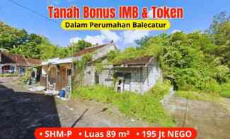 Tanah dalam Perumahan di Jatisawit, Balecatur jl. Jogja-Wates km.9