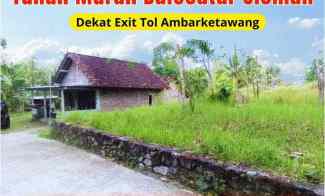 Tanah Murah Jogja, dekat Exit Tol Gamping SHMP dekat Kampus UMY, Diju