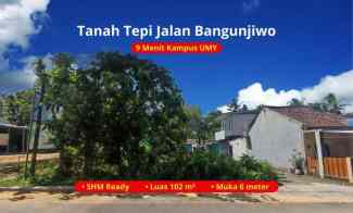 Tanah Tepi Aspal di Balecatur/Bangunjiwo dekat Tugu Lilin Bangunjiwo