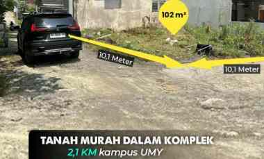 Jarang Ada Tanah Hook Murah Ideal dalam Cluster 2,1 km Kampus Umy