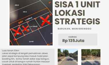 Tanah Dijual di Barukan