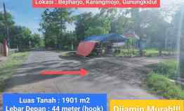 Tanah Dijual di Bejiharjo Gunungkidul Murah Strategis dekat Kota