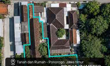 dijual tanah bonus rumah gendingan ponorogo