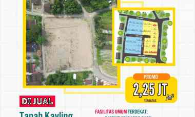Tanah Shm Pekarangan 2,25 jt/m hanya 4 menit dari jl. Magelang km. 1