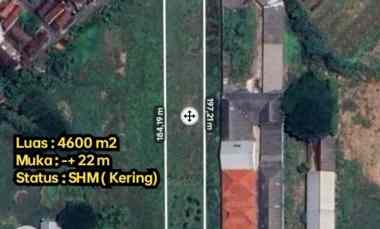 Lahan Industri 4600m2 Muka 23m jl.Raya Solo Jogja 2jt/m2