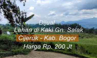 Dijual Tanah di Ketinggian Kaki Gunung Salak Sejuk Dingin