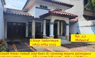 Dijual Murah Tanah Bonus Rumah Siap Huni di Cipinang Muara Jatinegara