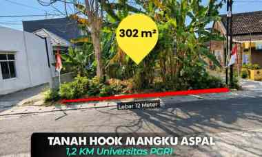 Tanah Hook 3 Muka di dalam Ringroad Ngestiharjo, Kasihan 1,2 km Kamp