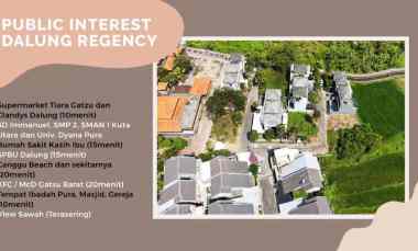 Tinggal 2 Kavling Cocok untuk Rumah/Villa Area Dalung Badung Regency