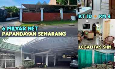 Dijual Tanah dan Bangunan di Papandayan Semarang
