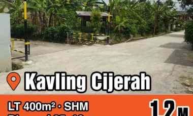 Dijual Tanah dekat Borma Gempol Sari di Cijerah