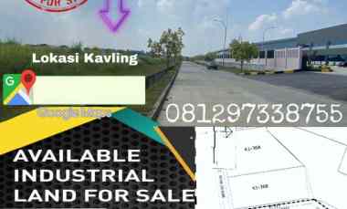 Jual Cepat Bu, Murah Kavling Idustri Ds 8 Lippo Cikarang Jauh Dibawah