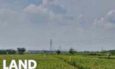 Dijual Tanah 3 Kavling Letak Strategis di Depan Jalan Besar Daerah