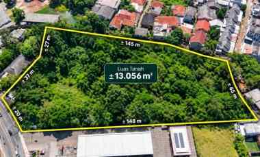 dijual tanah di depok jalan raya bogor jakarta