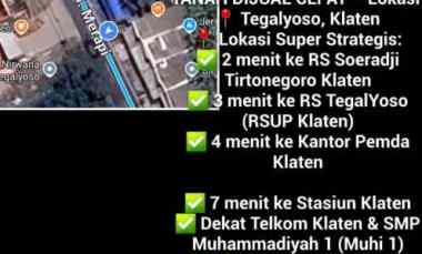 Tanah Dijual di Tegalyoso