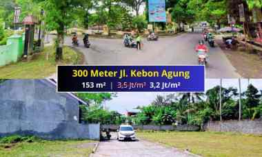 Dijual Tanah dalam Cluster, 300 meter jl. Kebon Agung, 5 menit SPBU Ce