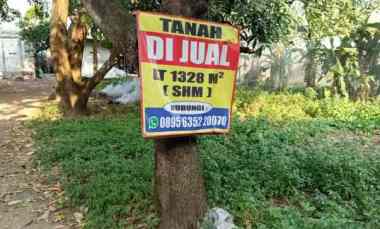 Cuma 1,3 M Dijual Tanah Strategis Luas 1.328 M di Klari Karawang