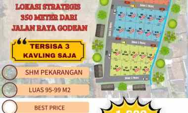 Tanah Strategis 20 meter dari Jalan Raya Gedongan Mulai dari 1 Jutaan