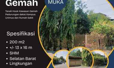 Tanah Hook Langka Banget Gemah dekat Unimus dan RS Primaya