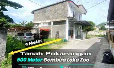 Tanah Pekarangan Murah Tengah Kota Jogja 500 meter ke Gembira Loka Zo