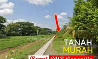 Tanah Kutoarjo Barat SMK Pancasila Luas 3869 m2 Lebar 24 M SHM