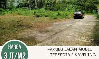 Tanah Murah Siap Balik Nama 3 menit dari Stadion Maguwoharjo Sleman