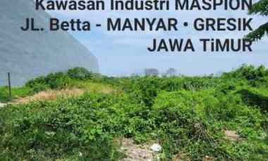 Dijual 2000 m2 Tanah Industri Beta Maspion - Manyar - Gresik