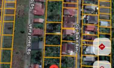Tanah Jalan Bukit Batu. PAL 5. Ukuran 16x23 374 m2 .SHM. Harga 125 jt