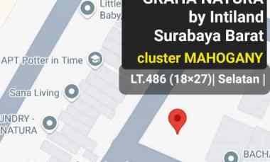 Murah Dijual 486 m2 Tanah Kavling Perumahan Graha Natura by Intiland