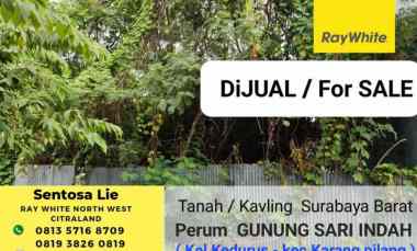 Dijual Tanah Kavling Gunung Sari Indah - Karangpilang - Wiyung