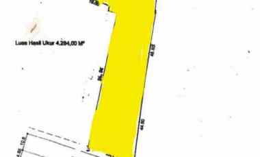 Dijual Tanah 4284 m2 Jalan Raya Mayjen Sungkono Surabaya -Nol Jalan