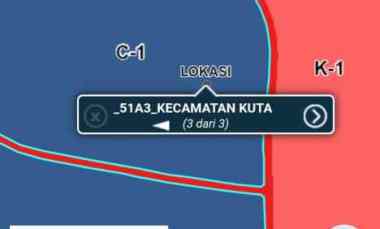 Dijual Tanah Lokasi Jalan Merdeka Raya Kuta Sunset Road