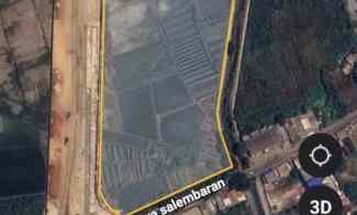 Dijual Tanah Luas 4.3hektar Pinggir Jalan Raya Salembaran Teluknaga