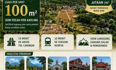 dijual tanah jalan raya sentul bogor