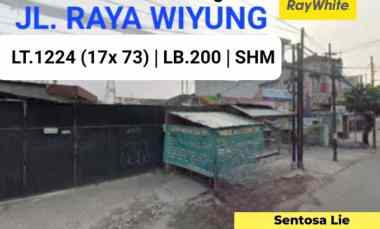 Murah Dijual 1224 m2 Tanah Nol Jalan Raya Wiyung Surabaya - SHM