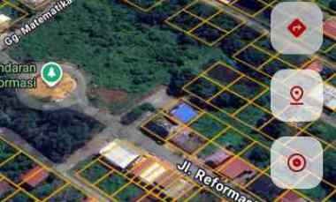 dijual tanah jalan reformasi gg matematika