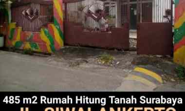 Murah Rp.4 juta-an/m2 Rumah Hitung Tanah Siwalankerto dekat UK Petra