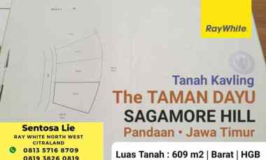 Dijual Tanah Kavling Taman Dayu Sagamore Hill Blok D2 - Pandaan Jatim