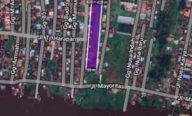 Dijual Tanah Kosong Siap Bangun Pinggir Jalan Tanjung Raya 2