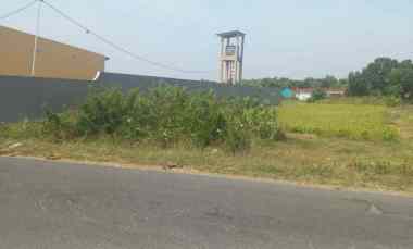 Tanah Zona Kuning Luas 5000m2 Muka 50m Jaten Karanganyar 950rb/m2