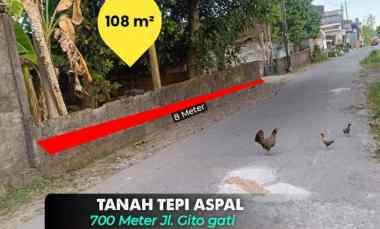 Tanah dalam Perumahan dekat Pemda Sleman Sch Mall 700 meter Jalan G