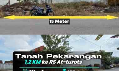 Tanah Strategis Tepi Aspal di jl. Godean km 10, Sleman 1,2 km Atturots