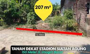 dijual tanah jl imogiri barat