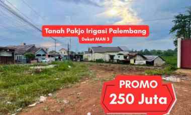 Tanah Strategis Pakjo Palembang 8x15 dekat SDN 28 Harga Masih 250 jt